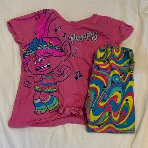 DreamWorks Pink Trolls Band Together Logo Tee
